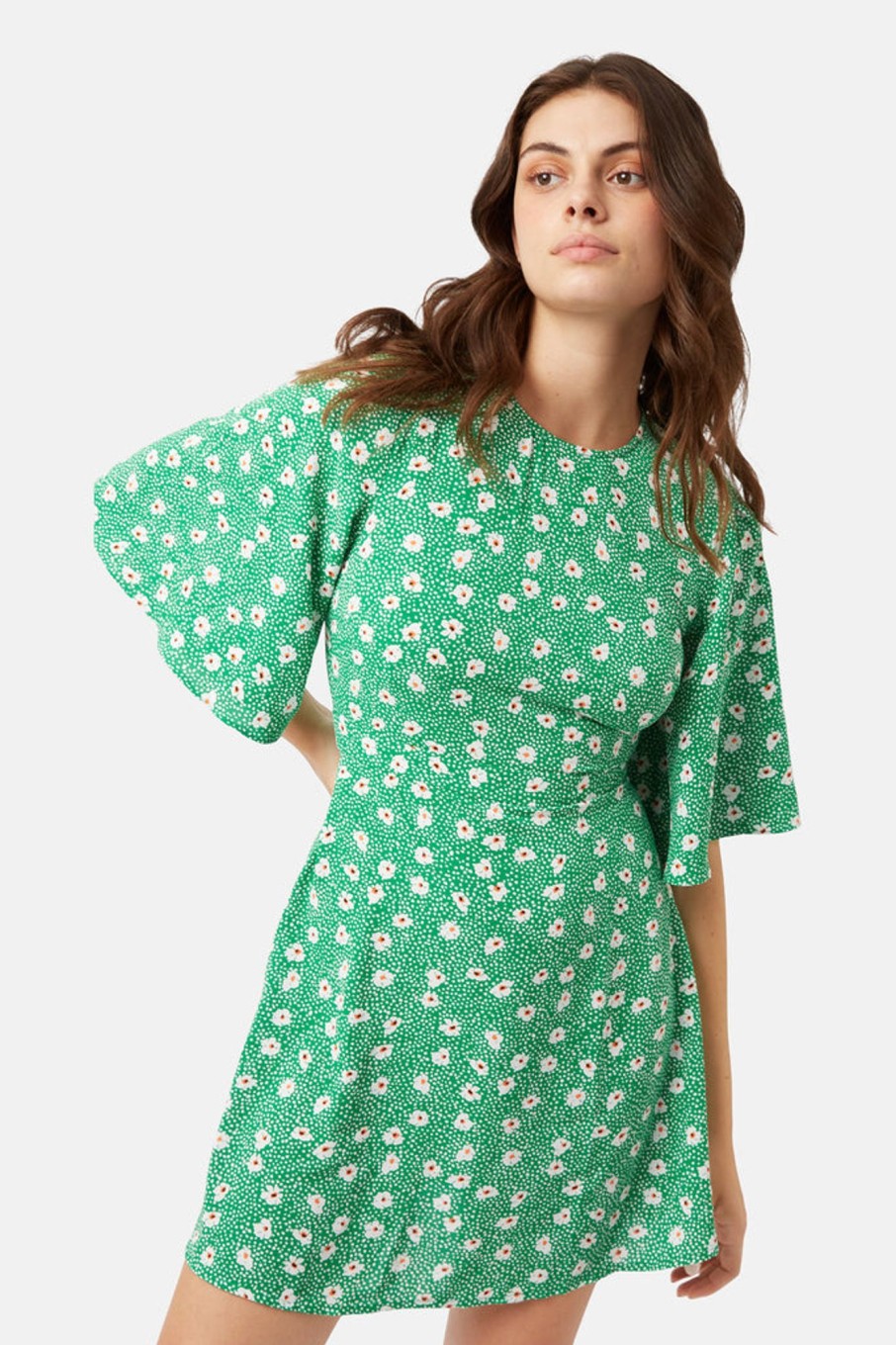 Dresses Traffic People | Give Me Your Answer Do Misty Dress In Green