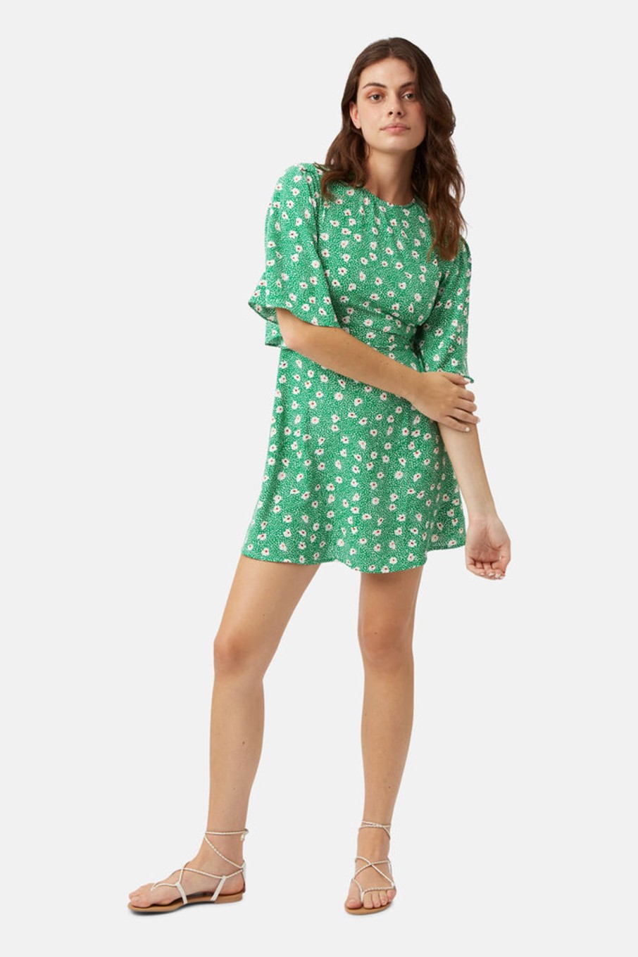 Dresses Traffic People | Give Me Your Answer Do Misty Dress In Green