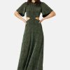 Dresses Traffic People | Disco Hangover Trance Dress In Green