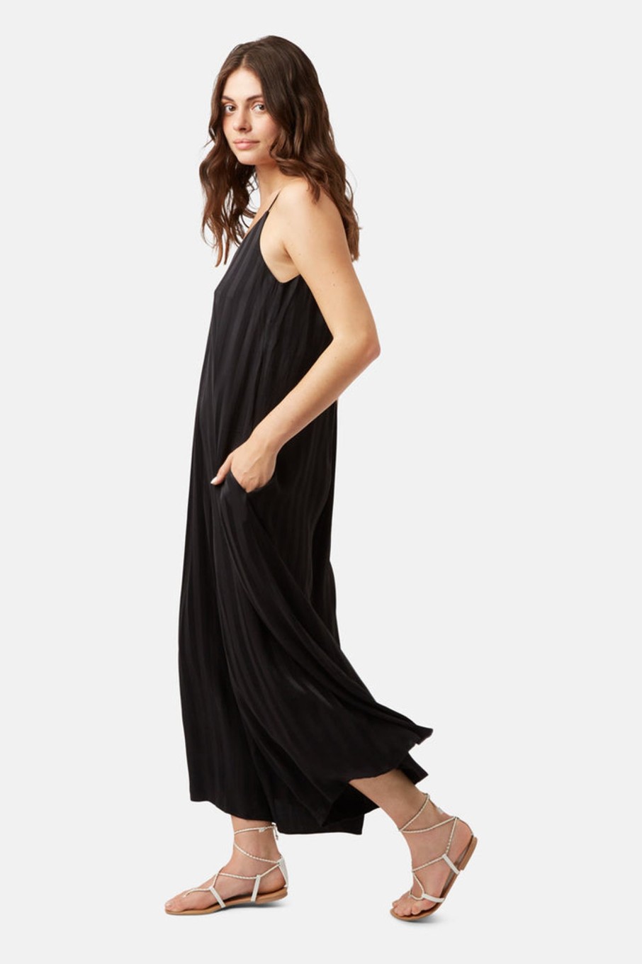 Jumpsuits Traffic People | Telling Stories Roamer Romper Jumpsuit In Black