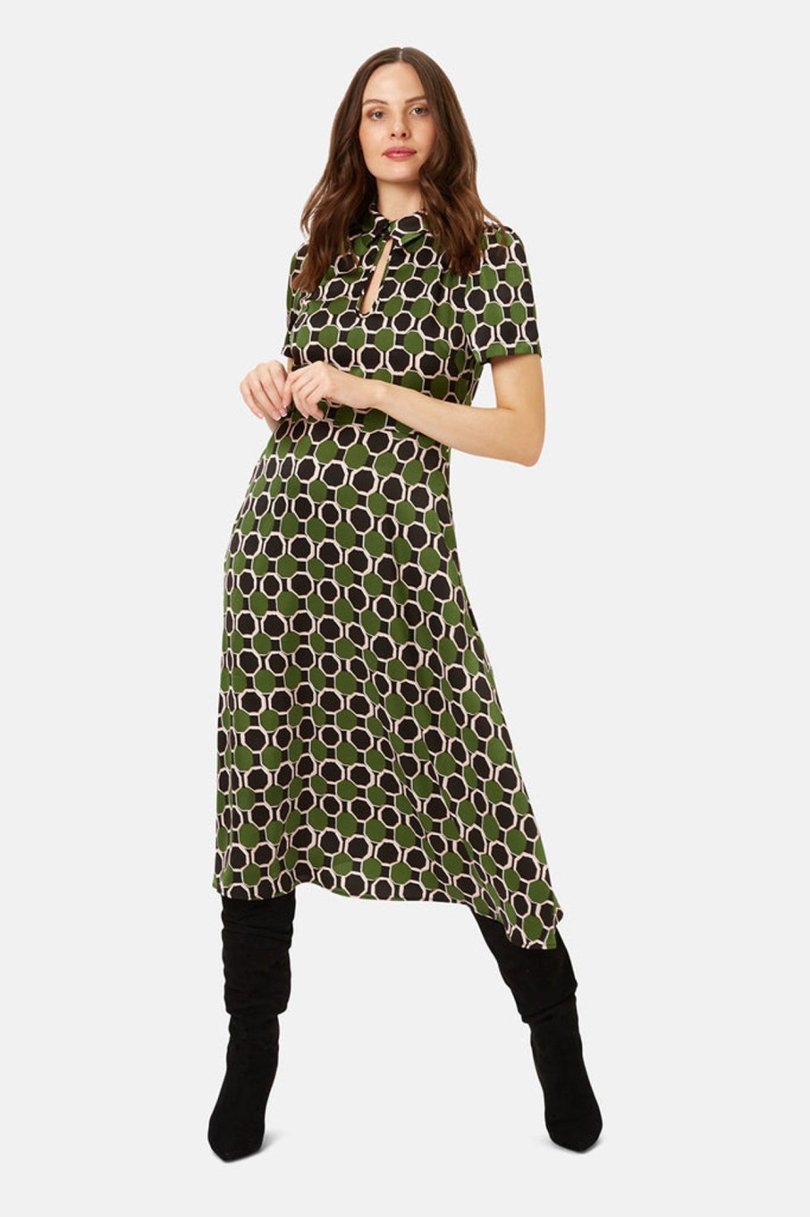 Dresses Traffic People | No Ordinary Soul Peep Midi Dress