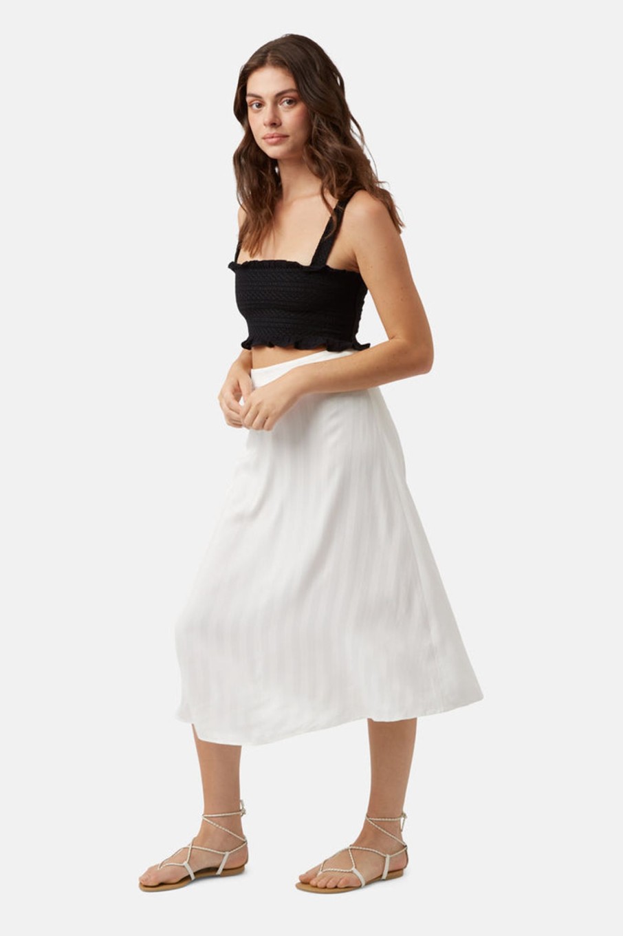 Co-Ords Traffic People | Telling Stories Skirt In White