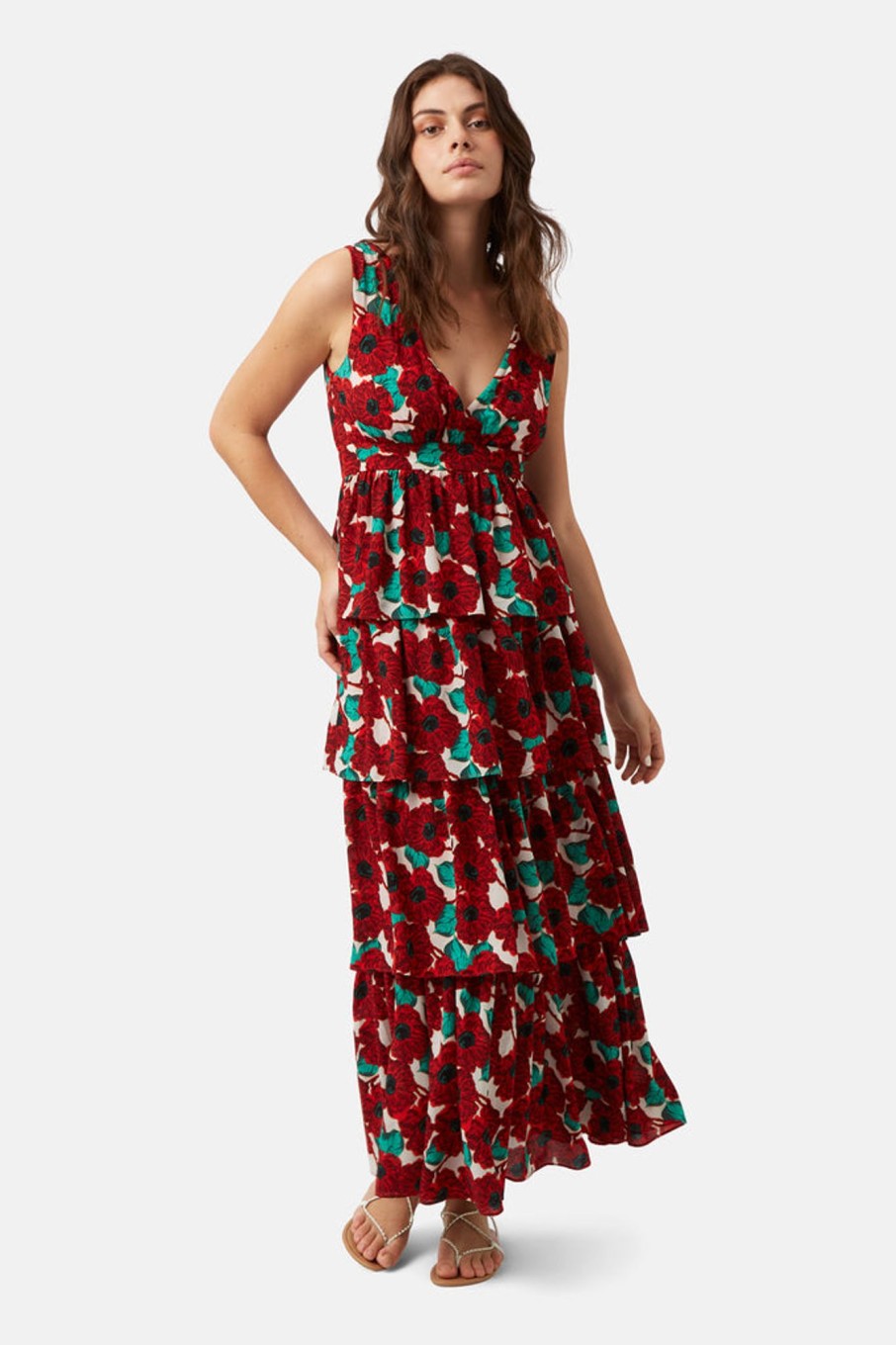 Dresses Traffic People | Vintage Voodoo Havana Dress In Red