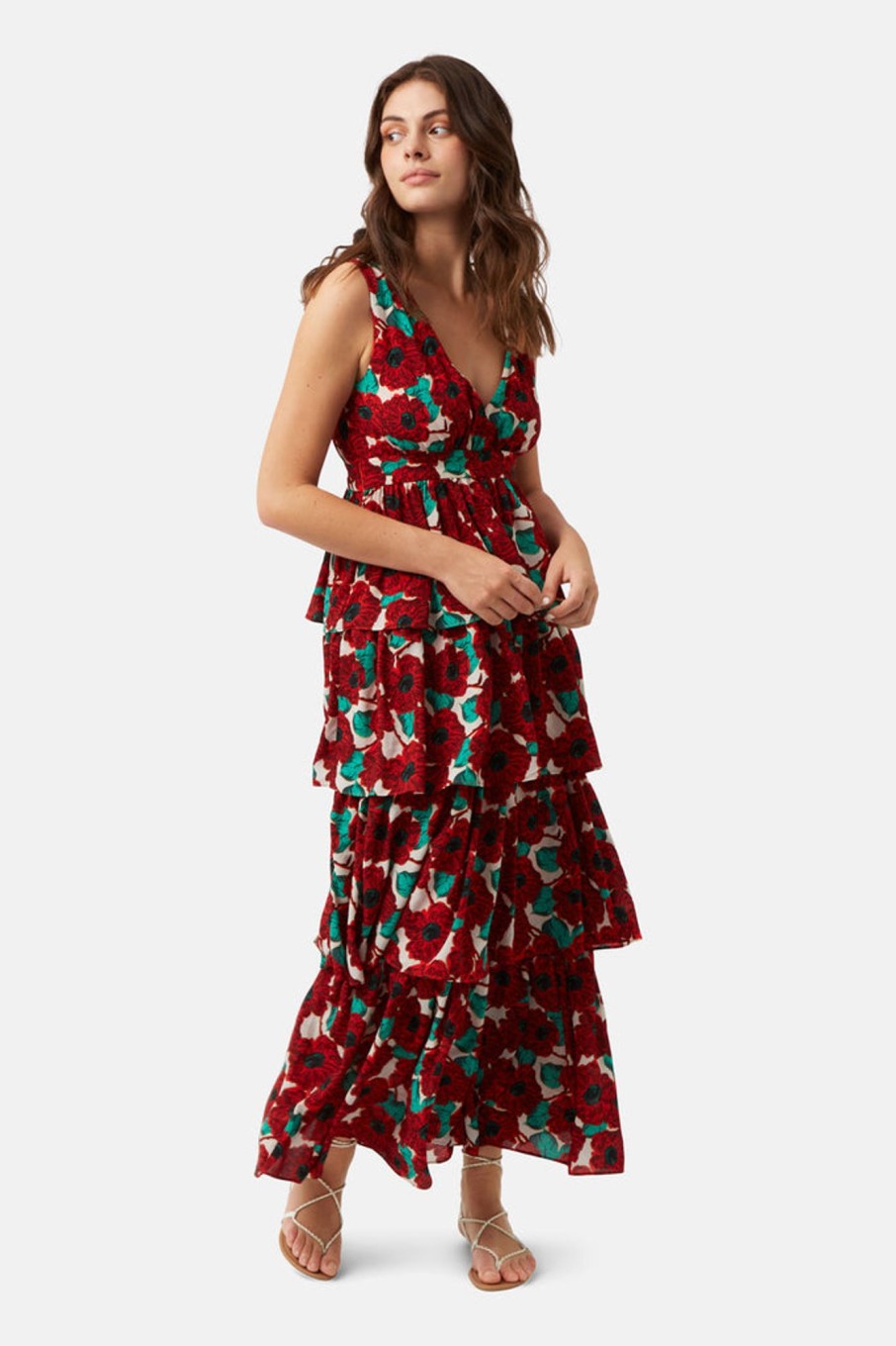 Dresses Traffic People | Vintage Voodoo Havana Dress In Red