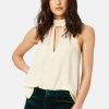 Co-Ords Traffic People | The Great Silence Cream Halter Top