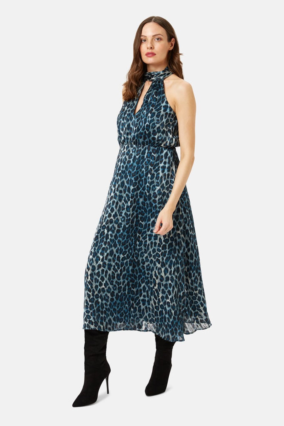 Dresses Traffic People | New York Dolls Halter Midi Dress