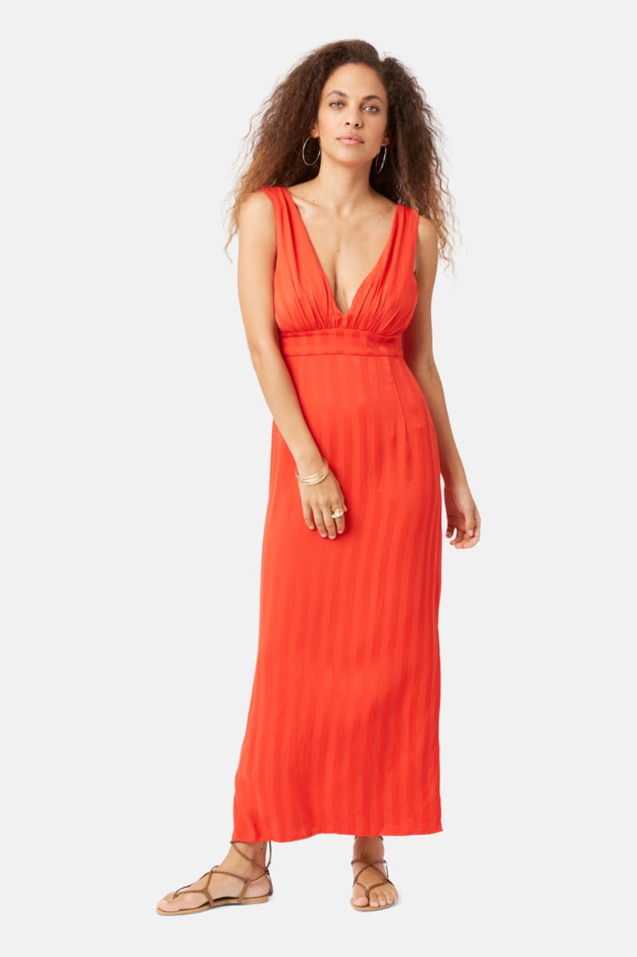 Dresses Traffic People | Telling Stories Va Va Voom Maxi Dress In Red