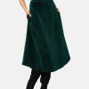 Co-Ords Traffic People | Corrie Bratter Returns Cord Skirt In Green