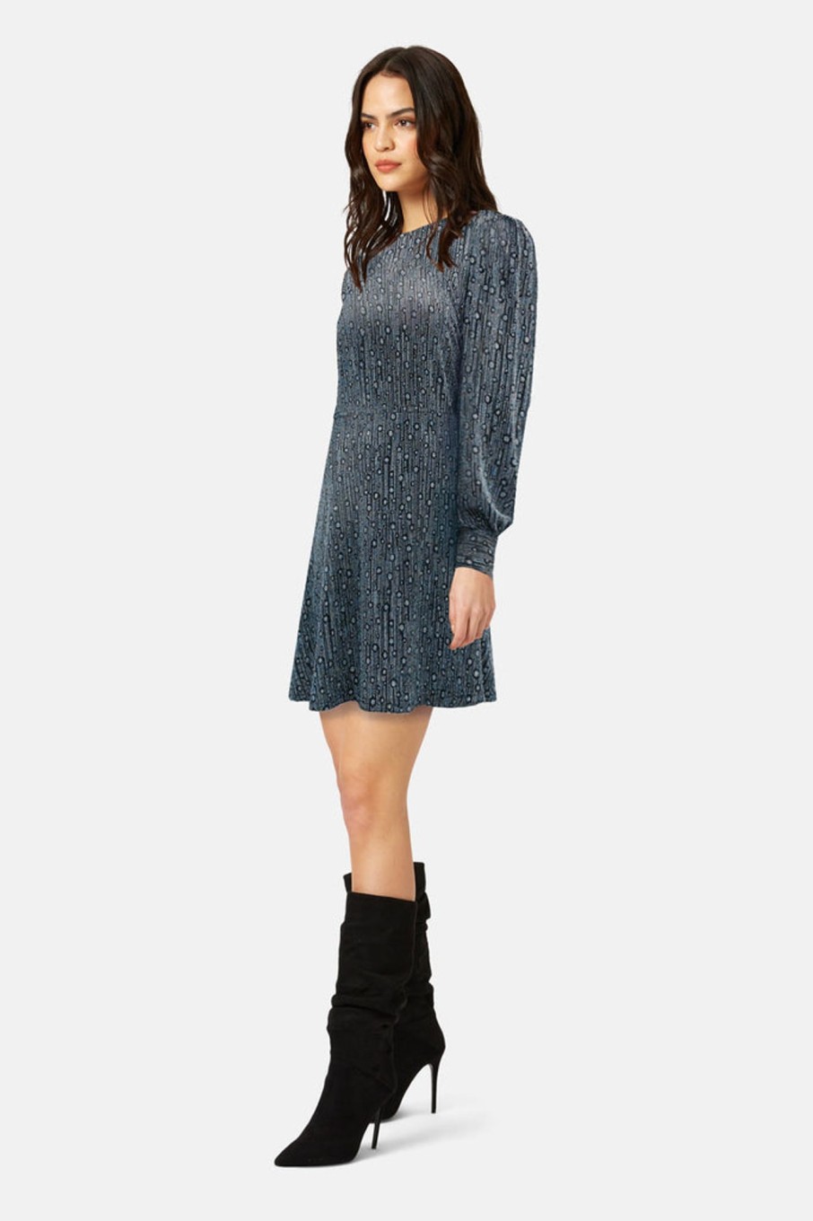 Dresses Traffic People | Disco Hangover Moira Dress In Blue