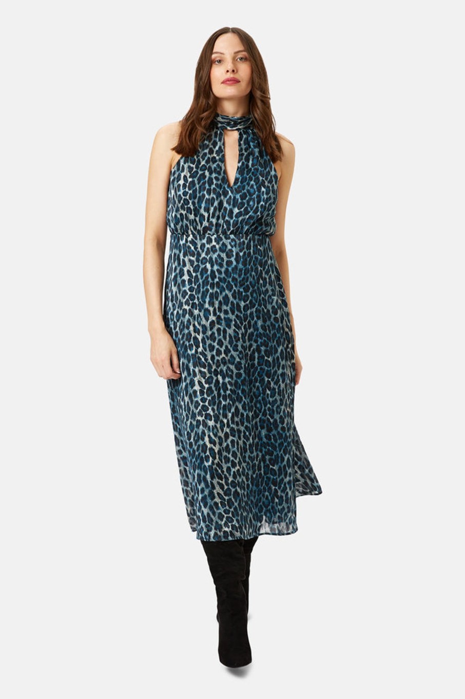 Dresses Traffic People | New York Dolls Halter Midi Dress