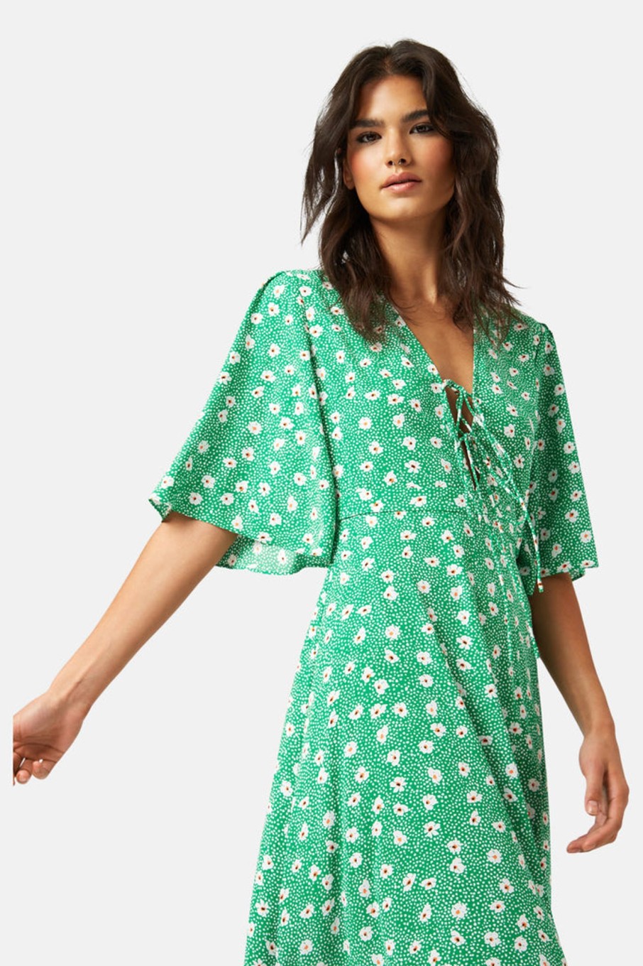 Dresses Traffic People | Give Me Your Answer Do Little Lies Dress In Green