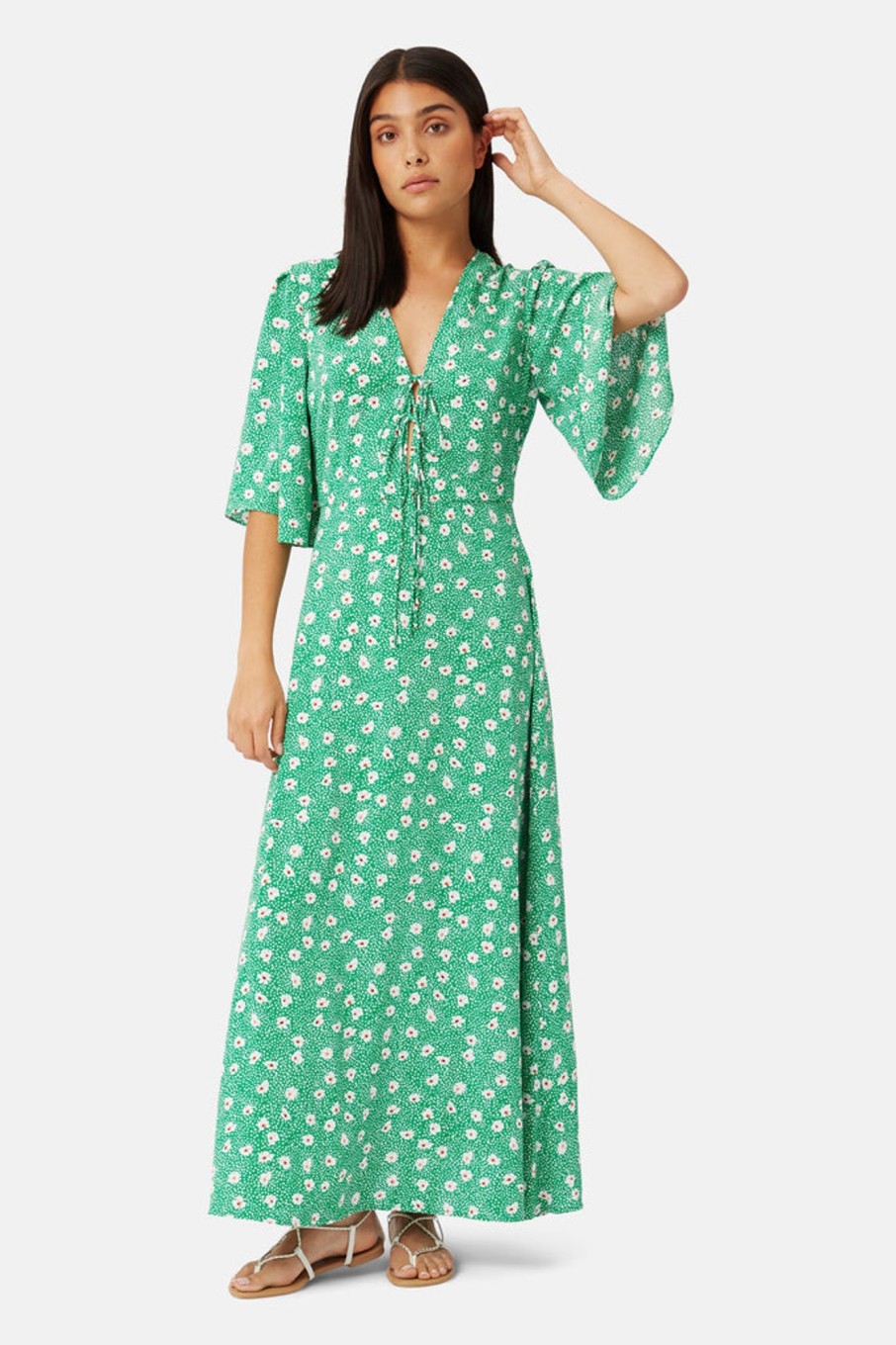 Dresses Traffic People | Give Me Your Answer Do Little Lies Dress In Green