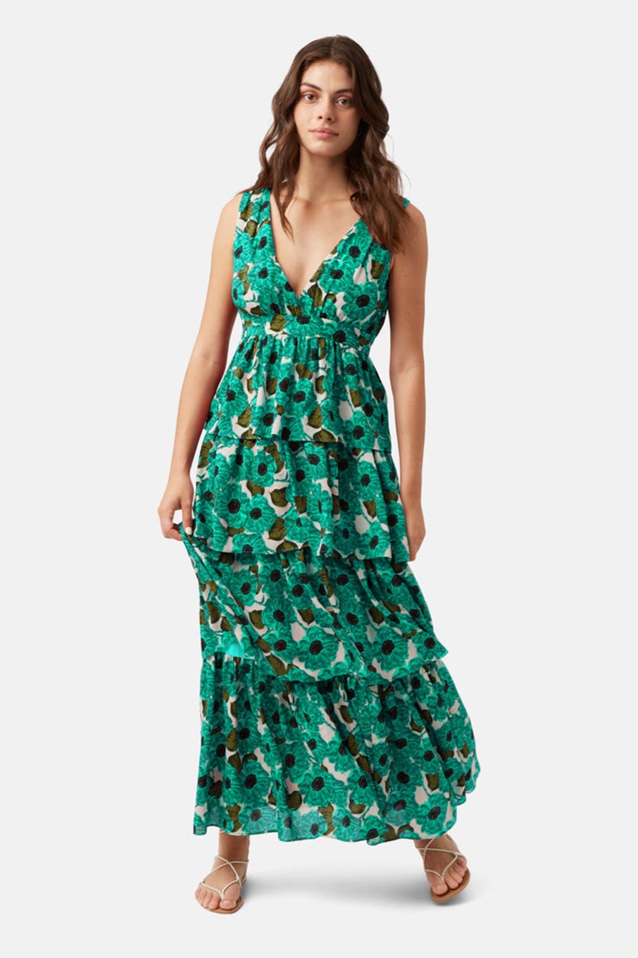 Dresses Traffic People | Vintage Voodoo Havana Dress In Green