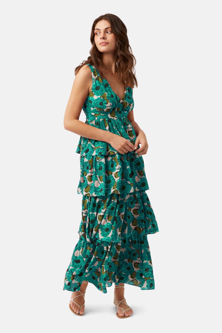 Dresses Traffic People | Vintage Voodoo Havana Dress In Green