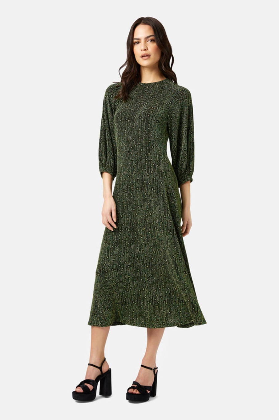 Dresses Traffic People | Disco Hangover Drape Dress